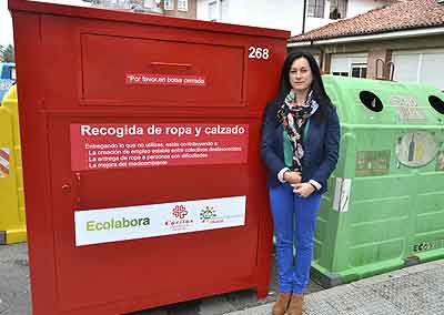 Instalados contenedores de recogida de ropa usada en Arce, Renedo y Liencres