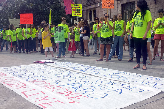 La plantilla de Golden Line confía que el miércoles los tribunales ordenen la paralización cautelar de los traslados GoldenLine05