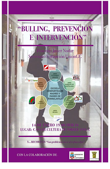 La Escuela Compartida de Madres y Padres reanuda sus charlas abordando el problema del acoso escolar EscuelaPadresCartel01