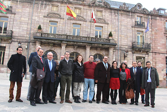Corporación y representantes del tejido industrial y comercial reciben a la Unión Socialista de Fuerzas Populares de Marruecos