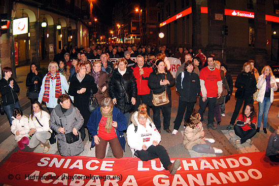 Sniace llevará su protesta a la Gala Nacional del Deporte que será retransmitida en directo por el canal internacional de TVE SniaceManifa2102ok