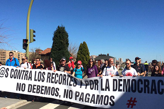 Las Marchas por la Dignidad empiezan su recorrido y este fin de semana recalan en Torrelavega