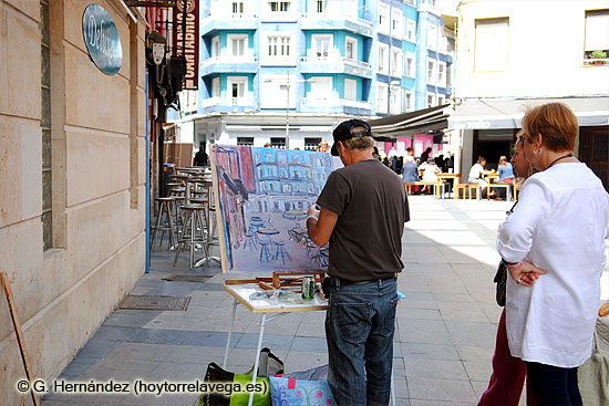 El gijonés Diego Fernández Colomer gana el Concurso Nacional de Pintura al Aire Libre de Torrelavega ConcursoPinturaPatrona14