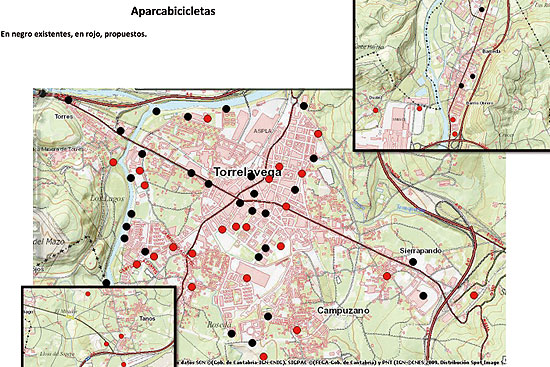 ACPT propone 32 nuevos aparcabicis y ampliar las Zonas 30 en el municipio ACPTAparcaBicis