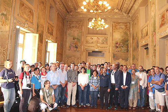 Recepción municipal a los participantes en la Olimpiada Internacional de Ciencias de la Tierra OlimpiadaCienciasTierra