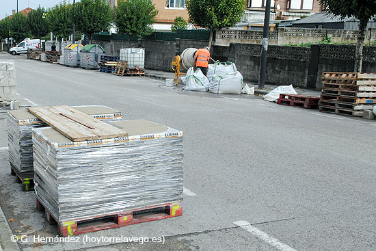 Las obras de construcción de aceras en Fernández Vallejo concluirán en unas semanas AcerasFdezVallejo
