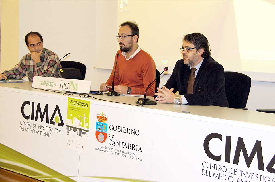 Congreso sobre Energías Renovables y Cooperativismo en el CIMA de Torrelavega PRCEstradaEnergiasReno