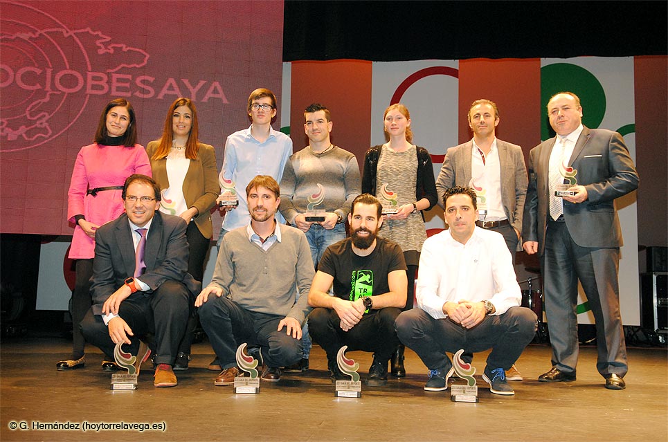Roqueñi, Cristina Bucsa, Club Voleibol Torrelavega, Isaac Gascón y Raúl Gutiérrez, premiados en la Gala del Deporte GalaDeporte2015Premios