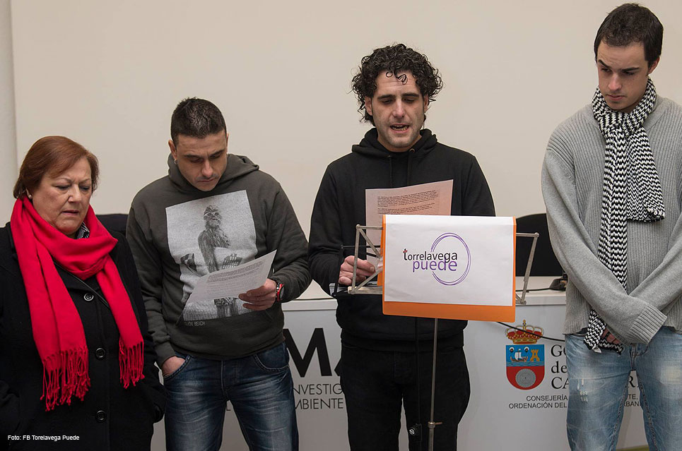Podemos inicia por los barrios la recogida de firmas para concurrir a las elecciones como Torrelavega Puede PodemosTorrelavegaPuede2