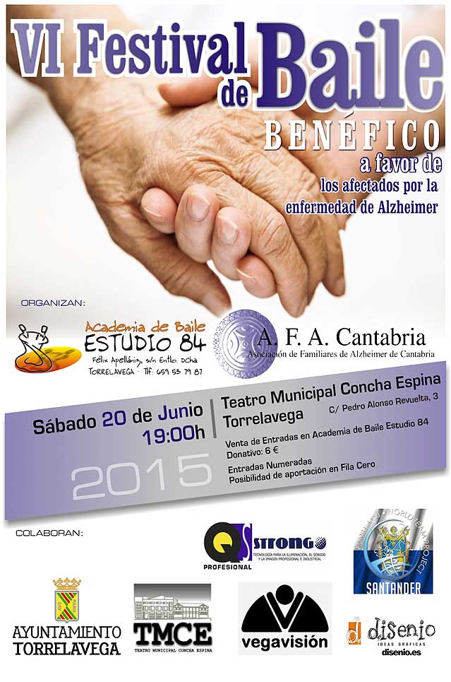 VI Festival de Baile Benéfico a favor de los enfermos de Alzheimer de Cantabria FestivalBaileAlzeimer