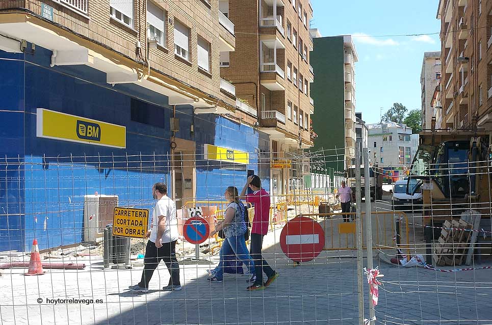 Las obras de semipeatonalización de la calle General Ceballos estarán acabadas en otoño GeneralCeballos04