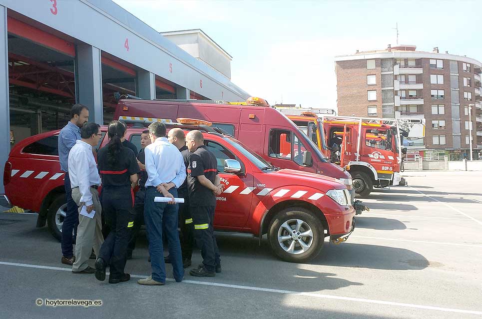 ViaderoBomberosVisita