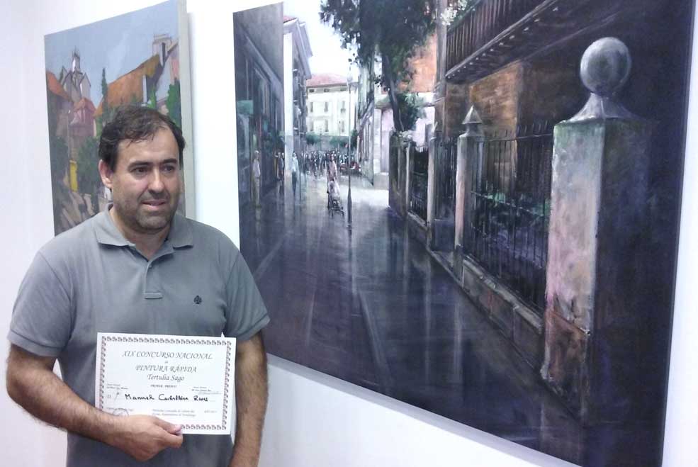El coruñés Manuel Carballeira gana el Concurso Nacional de Pintura Rápida al Aire Libre ConcursoPinturaganador2015
