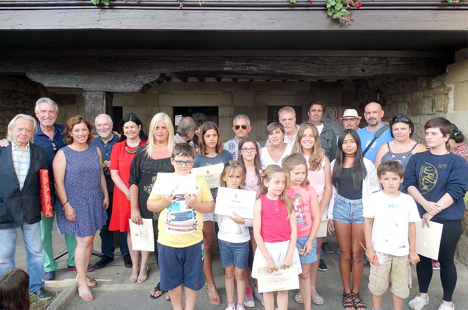 Homenaje al artista Julio Sanz Saiz en el Concurso Nacional de Pintura Rápida de Polanco PolancoConcursoPintura15