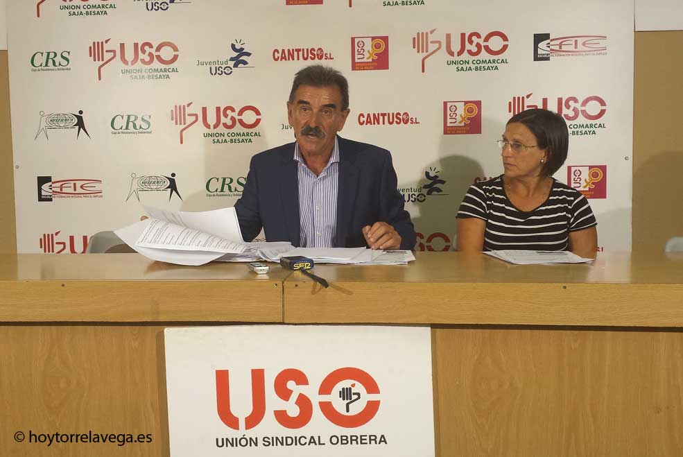 USO alerta sobre el peligro que corre la planta cántabra de Solvay si no se introducen nuevas líneas de producción USOViaTeresa