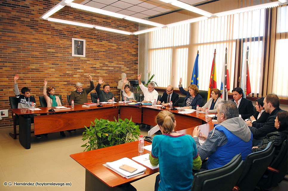 Polanco aprueba un presupuesto para 2016 de 4,7 millones, “realista” y centrado en las “prioridades de los vecinos” PolancoPlenoVotacion2015