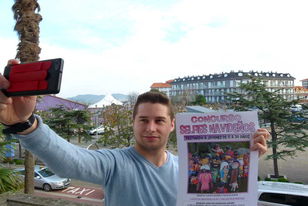 Suances busca el “rostro” de estas fiestas con un Concurso de Selfies Navideños para los jóvenes SuancesGasconConcursoSelfie