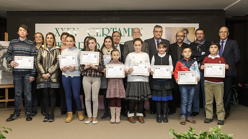 El colegio José Luis Hidalgo entrega los premios del XXXV Concurso Literario y nombra Profesor Honorario a Salcines JoseLuisHidalgoPremio2016