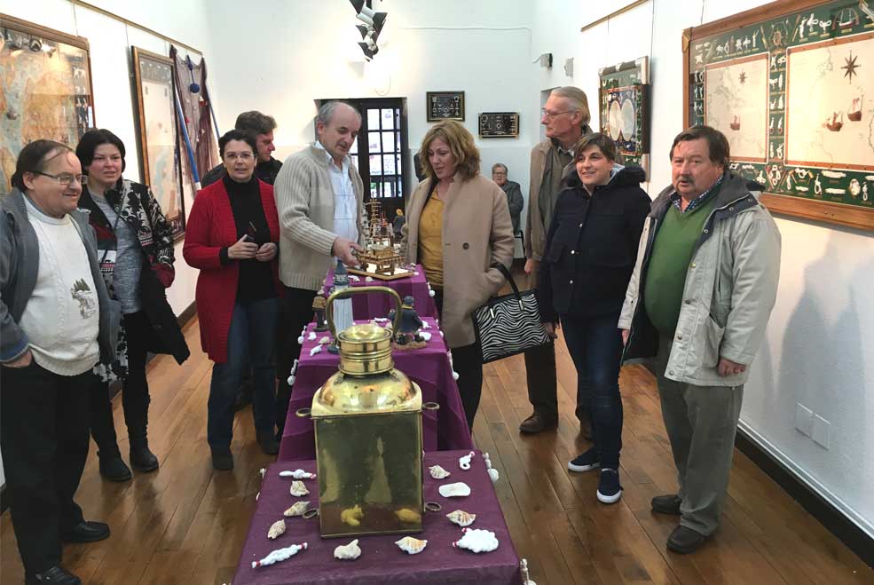 Una exposición rinde homenaje a la navegación marina en la Casa de Cultura de Polanco PolancoExpoBorbolla