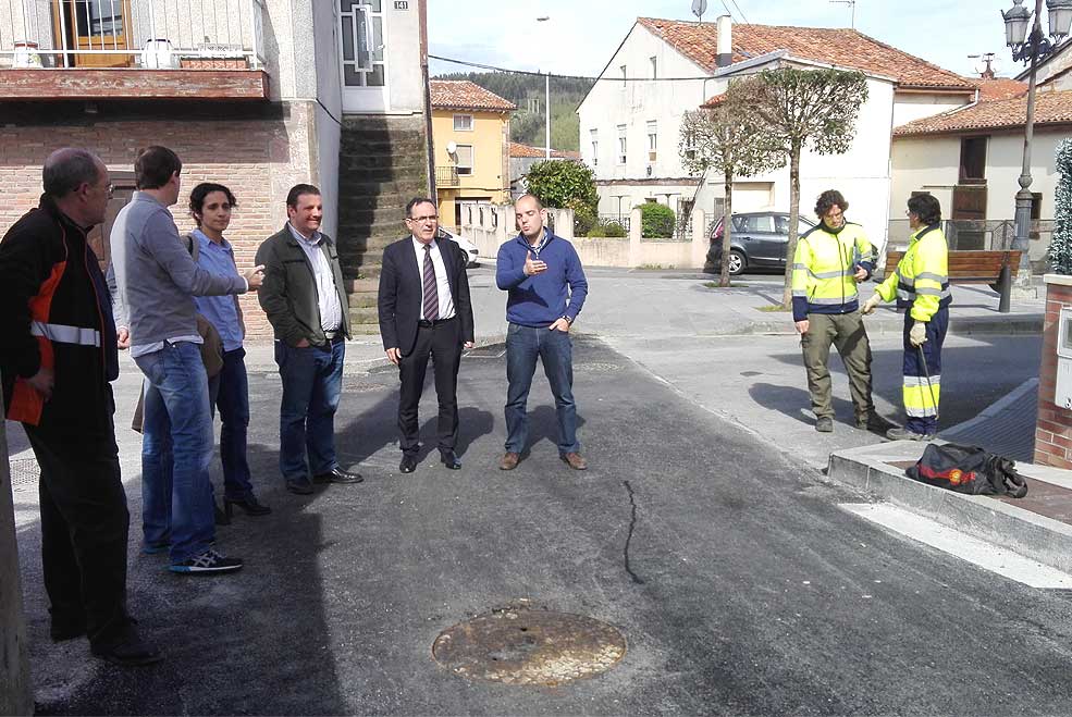 Aguas Torrelavega concluye las obras de mejora de la red en el Barrio San Lorenzo de Campuzano ViaderoCampuzanoSanLorenzo