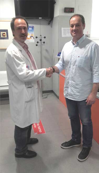 Trabajadores de Aspla donan a la planta de Oncología infantil de Valdecilla 6.000 euros de la indemnización ganada a la empresa ASPLADonacionFUPOCAN