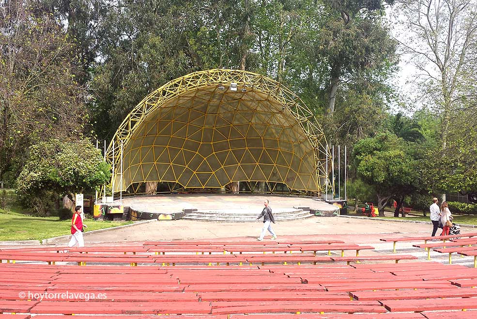 Labores de mantenimiento en el Auditorio Lucio Lázaro Auditorio
