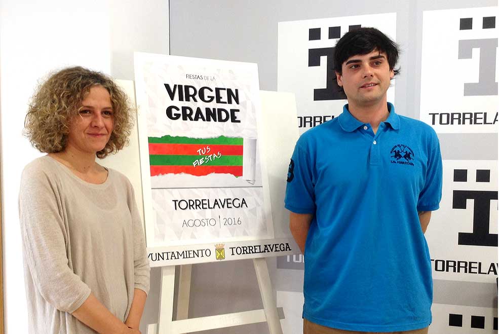 “Ola”, del torrelaveguense Aitor Cobo, es el cartel anunciador de las Fiestas de la Virgen Grande 2016 PSOEPortillacartelfiestas20