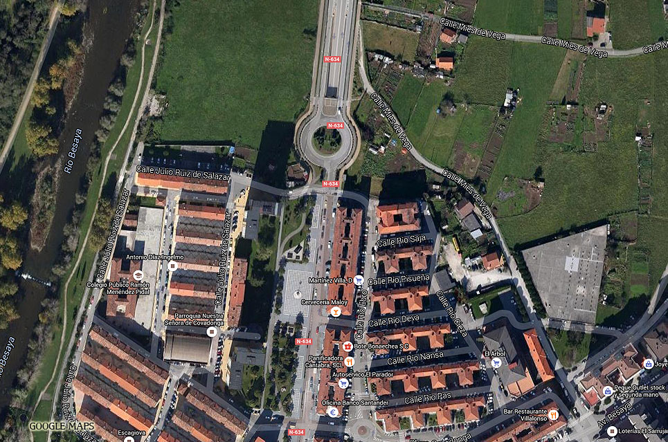 Los vecinos del Barrio Covadonga tendrán una plaza renovada y un nuevo acceso desde el Bulevar Ronda BCovadongaVistaAerea