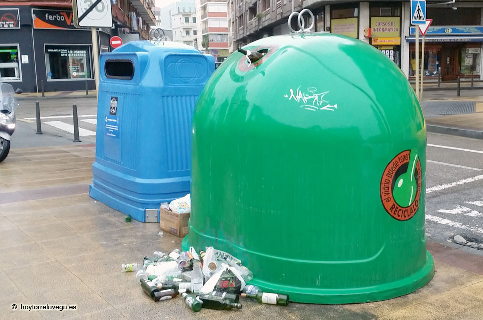 El Ayuntamiento asume la recogida de vidrio a través de Aguas Torrelavega ContenedorVidrio