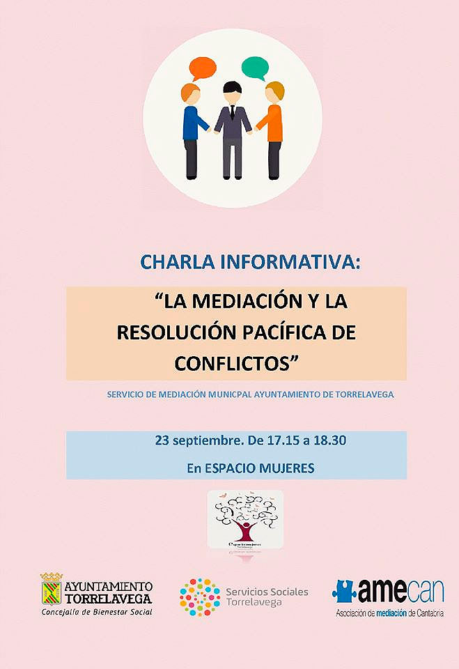 Una mesa informativa y una charla para difundir entre la ciudadanía la Oficina Municipal de Mediación MediacionJornadaAmecan