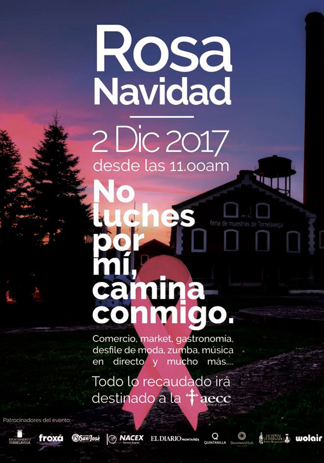 La Lechera se llena de solidaridad con el evento Rosa Navidad y la Asociación Española Contra el Cáncer RosaNavidad2017