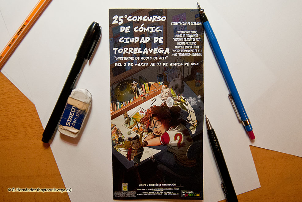 El XXV Concuso de Cómic premiará con 2000 euros las mejores historias gráficas ConcursoComic2018