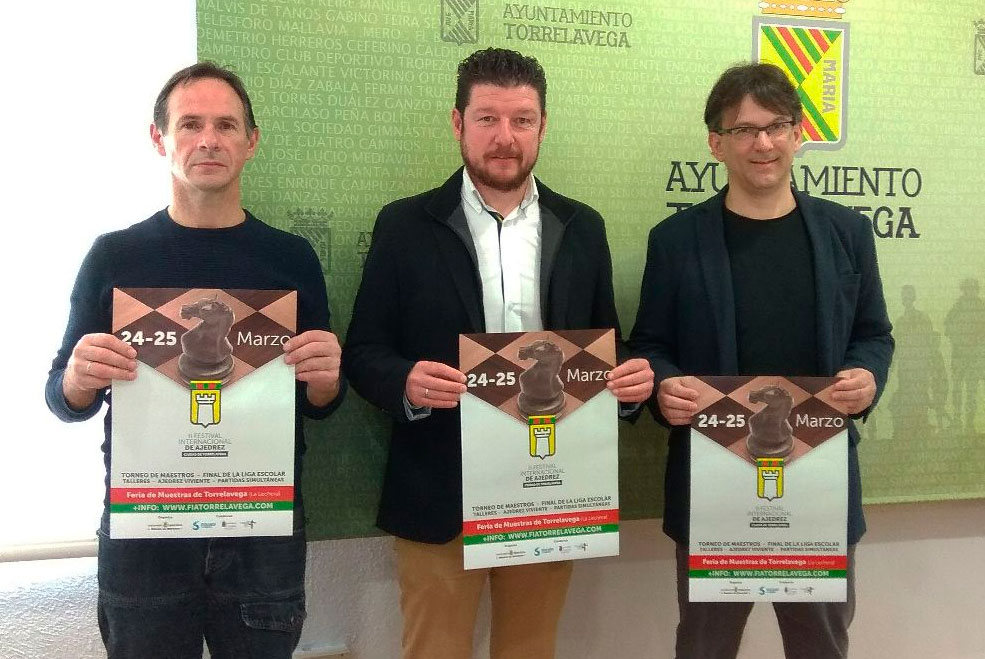 El II Festival Internacional de Ajedrez ‘Ciudad de Torrelavega’ se desarrollará el 24 y 25 de marzo PRCSanchezFestivalAjedrez