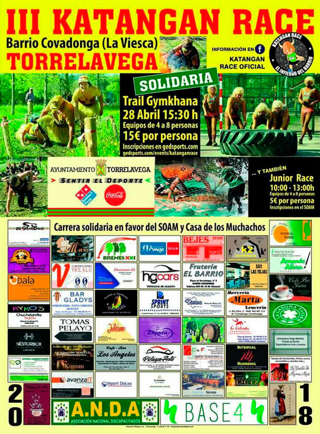 La III Katanga Race del Barrio Covadonga tendrá lugar el 28 de abril KatangaRace18Cartel