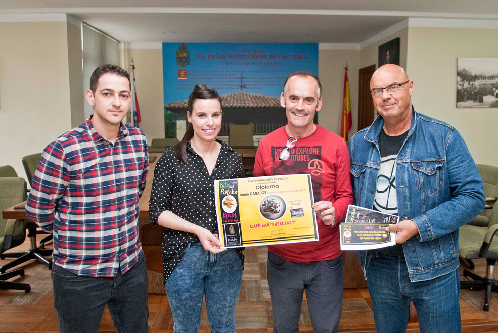 El ‘Perdón’ dulce del Bar Kurrutaky, ganador de la I Ruta del Pincho de Reocín ReocinRutaPinchoGanador