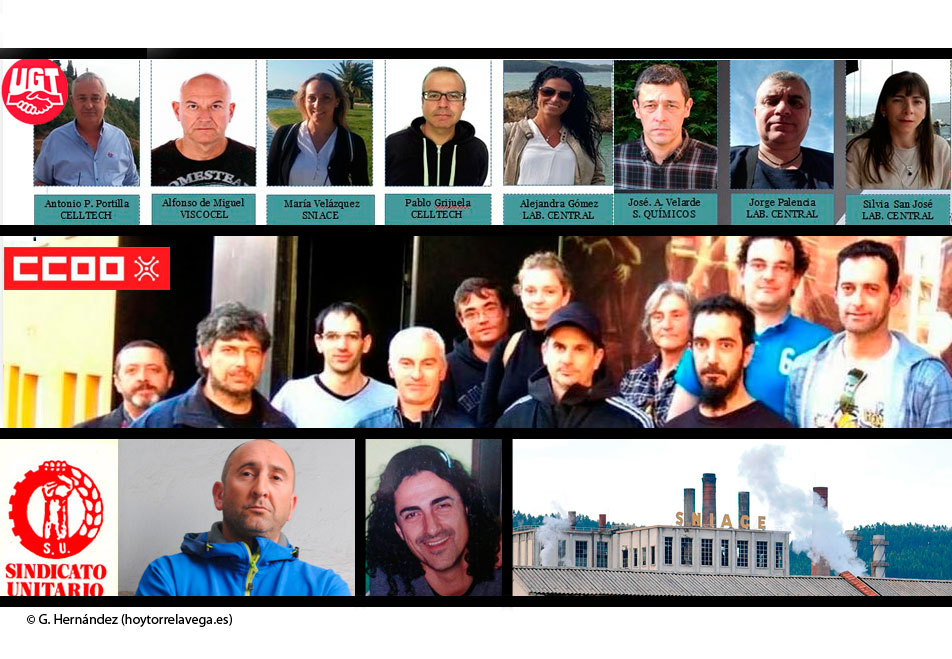 UGT, SUC y CCOO presentan sus candidaturas a las elecciones de Sniace, mientras USO no consigue presentar candidatura SniaceElecciones2018