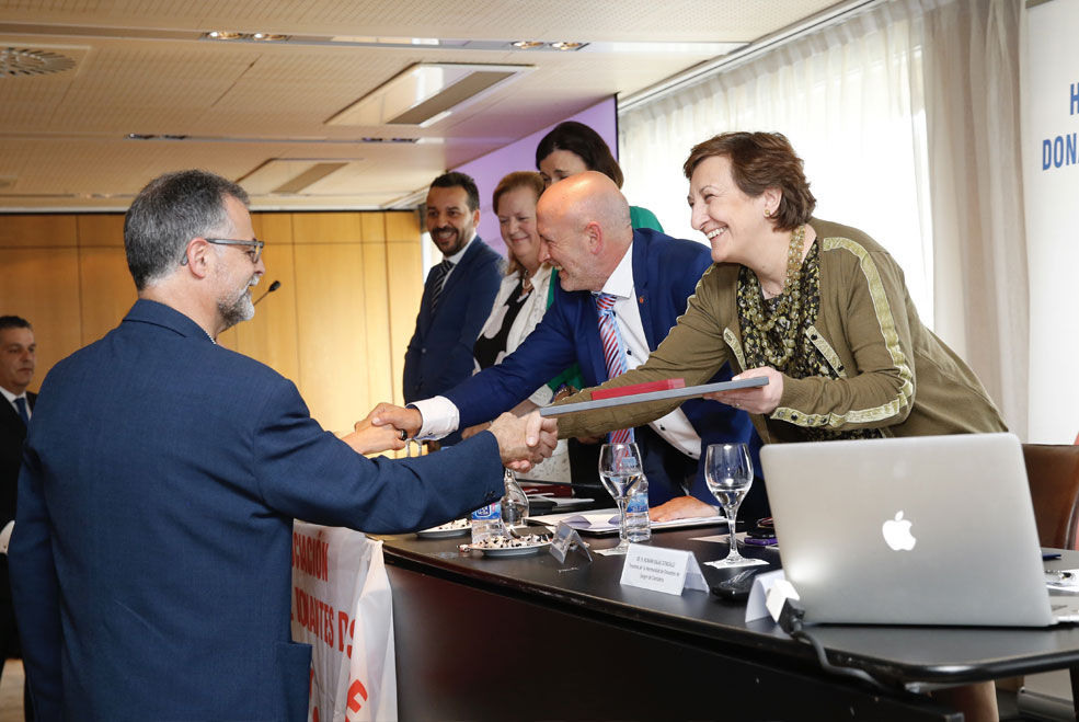 Real reconoce a los donantes de sangre su “gran labor altruista” que contribuye a mejorar la calidad y seguridad asistencial RealDonantesSangre