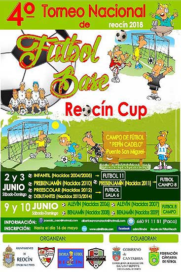 Comienza la IV Reocín Cup de Fútbol Base en el Campo Municipal Pepín Cadelo de Puente San Miguel ReocinCupIV