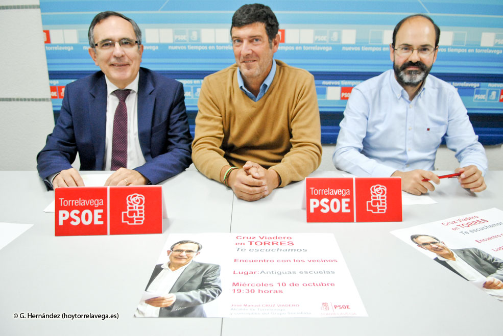 El PSOE recorre los barrios y pueblos de Torrelavega para recoger las reivindicaciones de los vecinos PSOETeEscuchamos