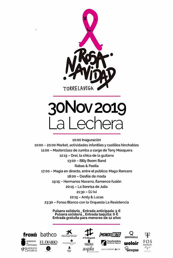 Rosa Navidad celebra su cuarta edición en La Lechera RosaNavidad2019