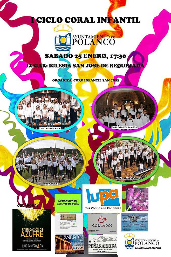 La iglesia San José de Requejada acoge el I Certamen Coral Infantil PolancoCicloCoralInfantil