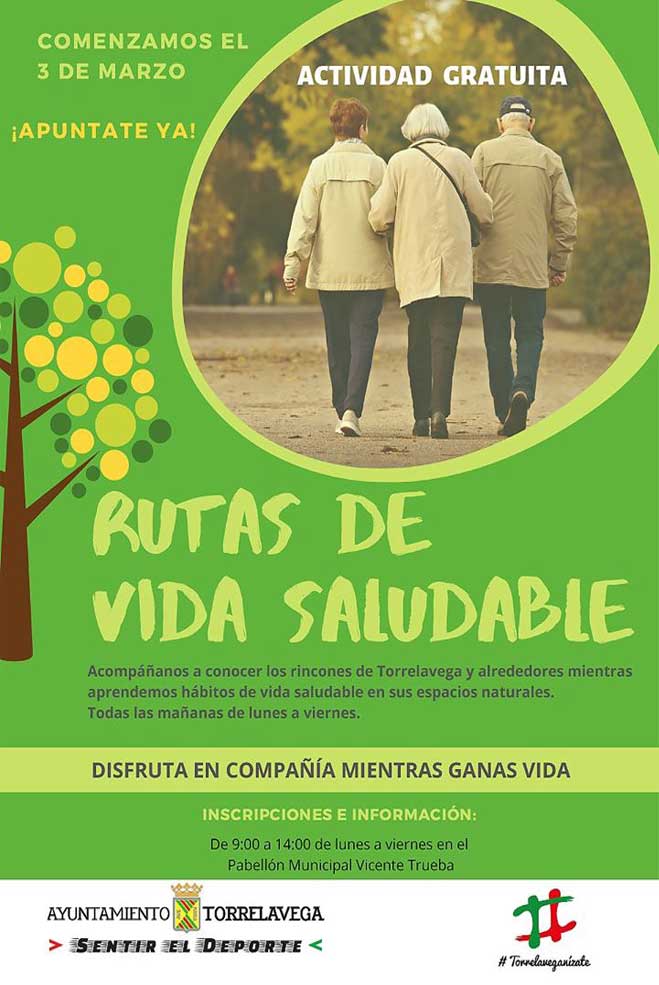 ‘Rutas de Vida Saludable’ para conocer Torrelavega y aprender buenos hábitos Rutasvidasaludable