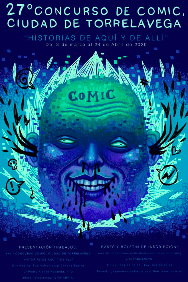 Finaliza el plazo para participar en el 27º Concurso ‘Ciudad de Torrelavega’ ConcursoComic2020Cartel