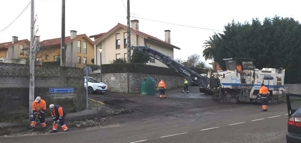 Inversión de 35.000 euros en la mejora de viales en el municipio Santillana del Mar SantillanaQuevedaAsfaltado
