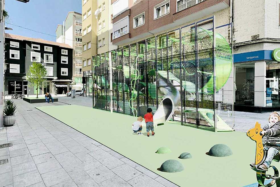 Comienza a redactarse el proyecto para instalar un juego infantil y parterre elevado en Pepín del Río Gatoo ZonaInfantilPepindelRio