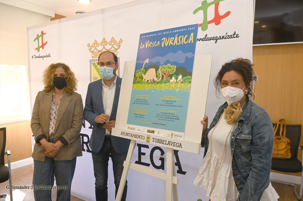 Dinosaurios y trogloditas recorrerán ‘La Viesca Jurásica’ el domingo por el Día del Medio Ambiente DiaMedioAmbiente2021