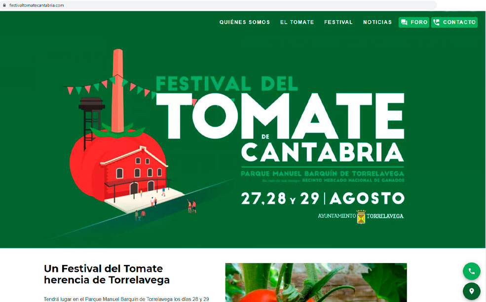 Torrelavega celebrará el I Festival Internacional del Tomate del 27 al 29 de agosto TomateTorrelavegaWEB