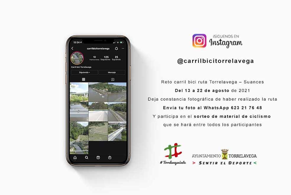 Bicis eléctricas gratuitas para realizar el Reto Carril Bici Torrelavega-Suances los dos fines de semana de fiestas RetoCarrilBici
