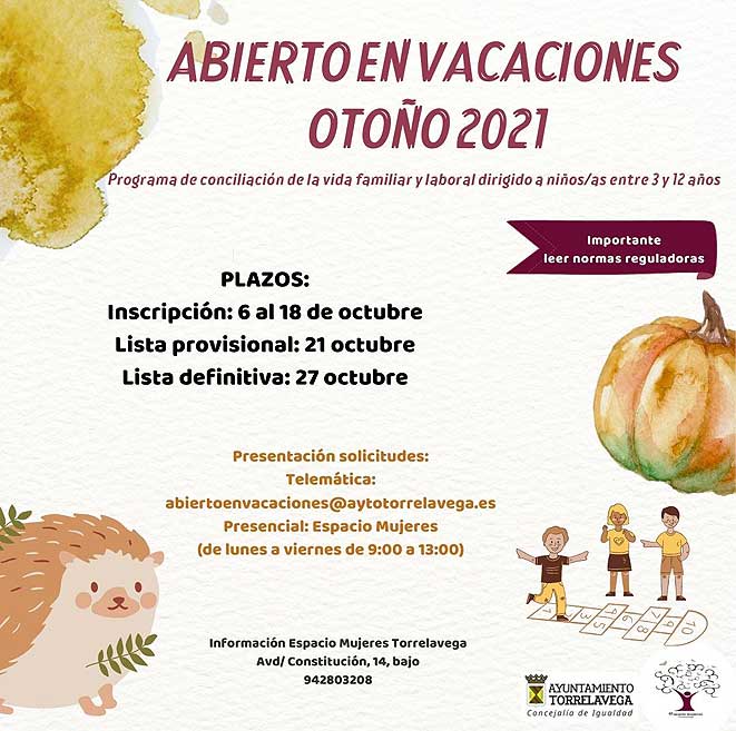 AbiertoVacacionesOtono2021