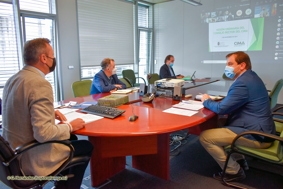 El Consejo Rector aprueba el presupuesto del CIMA que se acercará a los tres millones de euros en 2022 BlancoCIMAPresuppuesto